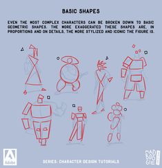 the basic instructions for how to draw an animated character in adobe and photoshopped