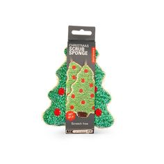 a green christmas tree shaped brooch with red berries on it's head and in the shape of a snowflake