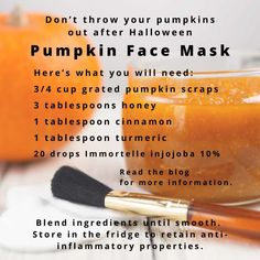 Pumpkin Spice Latte blend recipe with bottle of Clove and Immortelle essential oil Peter Thomas Roth Pumpkin Enzyme Mask, Pumpkin Skincare, Pumpkin Facial Mask, Pumpkin Facial, Candle Making Recipes, Pumpkin Enzyme Mask, Pumpkin Face Mask, Homemade Candle, Dreams Spa