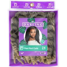 Darling Crochet Flexi Rod Curls 2X Pack Darling’s Flexi Rod Curl is made with premium quality synthetic fibers that are tangle-free, easy to manage, and soft to the touch. Available in two colors, Darling's premium textured fibers blends seamlessly with natural and straightened hair. Darling is Natural Textured and Simply Beautiful Hair Extensions. We meet the needs and ingenuity of young multifaceted black women who desire protective styling extensions that resemble and perform like healthy tex Styling Extensions, Rod Curls, Flexi Rod Curls, Straightened Hair, Shoulder Length Curls, Flexi Rods, Short Curly Bob, Wand Curls, Beauty Supply