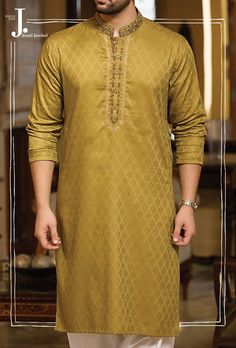 Junaid Jamshed Nikkah Dress Kurta Salwar Collection Men’s Wear Junaid Jamshed Kurta Men, Wedding Kurta For Men Party Wear, Salwar Collection, Panjabi Design, Mehandi Function, Marriage Clothes, Function Dress, Mens Party Wear, Spring Maternity Outfits