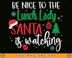 the teacher santa is watching svg file