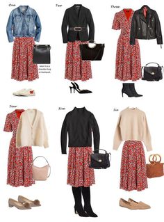 Multiple ways to wear a dress Ways To Wear A Dress, Capsule Outfits, Modest Clothing, Mode Inspiration, Modest Outfits