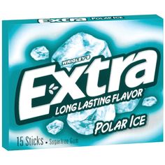 an extra chewing bar with ice on it