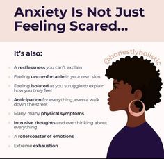 Accept Myself, Intrusive Thoughts, Mental Health Facts, Feeling Scared, Health Wellbeing, Mental Health And Wellbeing, Mental And Emotional Health, Health Quotes, Health Facts