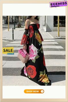 Women's Swing Dress Maxi Long Dress Short Sleeve Floral Patchwork Print Spring Summer Casual Sexy Vacation Dresses White Black Black Fitted Maxi Dress With Patchwork, Fitted Black Maxi Dress With Patchwork, Spring Black Patchwork Maxi Dress, Black Patchwork Dress For Vacation, Black Off-shoulder Maxi Dress With Floral Print, Black Off-shoulder Maxi Dress For Spring, Maxi Long Dress, Floral Patchwork, Patchwork Print