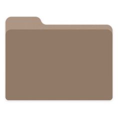 a brown file folder on a white background