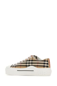 SNEAKERSGender: WomenMaterial: Exterior: 100% Cotton Interior 100% Fabric Sole: RubberColor: A7028Made in: ITProduct ID: 8050506 A7028*Import tax/duty will be calculated at checkout (If applicable) Burberry Sneakers, Leather Box, Kids Sale, Material Exterior, Leather Fabric, Sale Design, Accessories Design, Top Sneakers, Clothing And Shoes