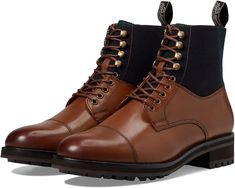 Polo Ralph Lauren Bryson Boot | Zappos.com Winter Cap Toe Lace-up Boots With Brogue Detailing, Winter Lace-up Boots With Brogue Detailing And Cap Toe, Winter Lace-up Cap Toe Boots With Brogue Detailing, Fitted Cap Toe Lace-up Boots For Fall, Fall Leather Sole Cap Toe Lace-up Boots, Classic Lace-up Boots With Rubber Heel For Fall, Fall Lace-up Cap Toe Boots With Leather Sole, Brown Cap Toe Lace-up Boots For Derby, Leather Boots With Rubber Toe Cap For Fall