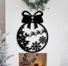 A LASTING GIFT FOR YOUR LOVED ONES IN THE NEW YEAR   Christmas Wall Metal Decor ●Metal wall art is made of high quality steel and powder coating with smooth edges. Your order will reach you with express shipping and sturdy packaging. ●EASY TO HANG - The wall art comes ready to hang with a pre-attached sawtooth hanger, you can hang it with just a single nail and it is very easy to hang. ●3D SHADOW EFFECT - Wall decor stays 1 inch away from the wall with the help of small bumpers on the back of the mural to provide beautiful shadows with greater depth, dimension and light. ● Size: 20"x28" ( 50x70 cm)   | 28"x35" ( 70x90 cm) | 31"x39" ( 80x100 cm) ●You will receive the tracking number when we prepare your order. ●Electrostatic powder coating (matt) - Black ●Moisture and moisture resistant Mer Script Design, Christmas Metal, Design Christmas, Christmas Wall, Smooth Edges, Powder Coating, Living Room Art, Metal Decor, Metal Wall Art