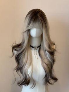 Winter Wig Hairstyles, High Fashion Hair, Blue Wig