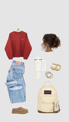 Casual Preppy Outfits, Trendy Outfits For Teens, Cute Lazy Outfits, Cute Preppy Outfits, Simple Trendy Outfits, Cute Everyday Outfits, Cute Simple Outfits, Really Cute Outfits, Outfit Inspo Fall