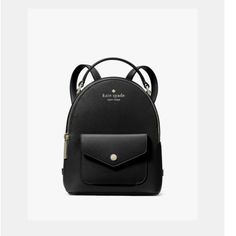 Nwt Kate Spade Black Schuyler Mini Backpack Kate Spade Black Leather Backpack, Kate Spade Black Everyday Backpack, Kate Spade Mini Backpack Black, Kate Spade Black Backpack, Kate Spade On-the-go Backpack With Detachable Strap, Mini Backpack, Kate Spade, Bag Lady, Backpacks