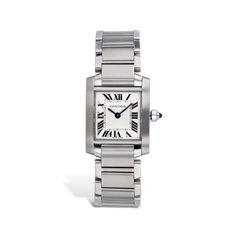 Cartier Tank Francaise Mini Stainless Steel Estate Watch - W51008Q3 Watches Estate & Vintage Cartier Square Watch Women, Classic Square Face Watch With Metal Dial, Luxury Watch With Square Metal Dial, Luxury Watch With Metal Dial And Square Face, Luxury Watches With Metal Dial And Square Face, Timeless Stainless Steel Rectangular Watch, Modern White Gold Watch With Rectangular Dial, Classic Rectangular Stainless Steel Watch, Modern White Gold Watches With Rectangular Dial