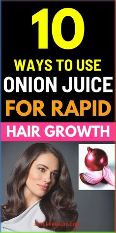 Onion juice has gained popularity as a natural rem Onion Juice For Hair Growth, Garlic For Hair Growth, Juice For Hair Growth, Juice For Hair, Onion Juice For Hair, Promoting Hair Growth, Grow Natural Hair Faster, Black Hair Growth