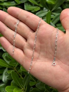 Our 925 Sterling Silver Paperclip Bracelet Chain will up your look. This elegant and functional item is an expertly constructed modern classic. It enhances your wrist with a touch of modern flair and is ideal for any occasion. Today, admire the beauty of sterling silver! ️ Visit my shop for more products https://silvergoldchain.etsy.com Welcome to our collection, which includes the Paperclip Bracelet Chain in 925 Sterling Silver. This contemporary classic is expertly made, providing a stylish an Minimalist Chain Bracelet With Sterling Silver Clasp, Minimalist Sterling Silver Box Chain Bracelet, Minimalist Link Bracelets With Sterling Silver Clasp, Minimalist Link Bracelet With Sterling Silver Clasp, Delicate Chain Sterling Silver Bracelet For Everyday, Minimalist Sterling Silver Chain Bracelet, Sterling Silver Bracelet With Delicate Chain For Everyday, Everyday Sterling Silver Bracelet With Delicate Chain, Silver Paperclip Bracelet With Delicate Chain