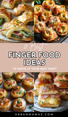 Finger Food Ideas to Serve at Your Next Party Finger Foods For Party Make Ahead, Sweet And Savory Finger Foods, Finger Foods For 21st Birthday Party, Housewarming Snack Ideas, Meat Appetizers For Party Finger Foods, Party Food Finger Food, 21 Birthday Dinner Ideas, Engagement Appetizers Finger Foods, Easy Food For Guests