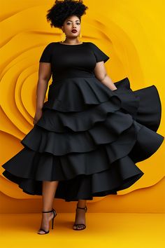 Black Puff Sleeve Dress Plus Size, Plus Size Short Gowns Formal, Flare Elegant Dresses, Midi Dress Formal Plus Size, Professional Dresses Women Plus Size, Plus Size Formal Dresses Knee Length, Plus Size Peplum Dresses, Plus Size Semi Formal Dress Ever-pretty, Plus Size Special Occasion Dresses Kiyonna Plus Size Clothing