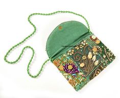 Vintage Patchwork Embroidered Clutch Bag Women's Cocktail Party Sequins Purse | eBay Festive Green Celebration Bag, Traditional Green Embellished Bag, Traditional Embellished Green Bag, Traditional Green Embellished Bags, Traditional Green Beaded Bag, Traditional Green Beaded Bags, Bohemian Green Embellished Bag, Green Embellished Bohemian Bags, Green Festival Party Bag