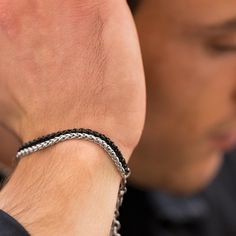 Fabian – Metal Bracelet - Galis jewelry Make Your Outfit, Take It Off, Metal Bracelet, Perfect Gift For Him, Premium Gift, Your Outfit, Metal Bracelets, A Black, Making Out