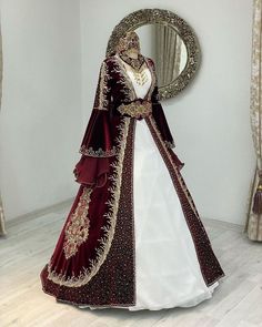 Turkish Henna Dress, Turkish Bridal Dresses, Turkish Dress Modern, Turkish Fashion Traditional, Turkish Traditional Dresses, Turkish Gown, Turkish Kaftan, Turkish Wedding Dress, Turkish Dresses