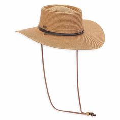 Flat Crown Gaucho Hat with Chin Strap - Sun 'N' Sand Hat Bolero Hat Sun N Sand Hats HH2533A Tan Medium (57 cm) Gaucho Hat, Bolero Hat, Classic Hats, Quality Hats, Cowgirl Hats, Summer Hat, Hats For Sale, Summer Hats, Wide Brimmed