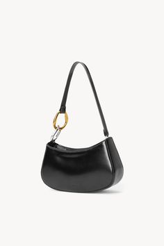 Staud Ollie Bag, Staud Black Shoulder Bag, Cute Small Purses, Black Shoulder Purse, Small Black Purse, Black Mini Bag, Custom Handbags, Black Leather Shoulder Bag