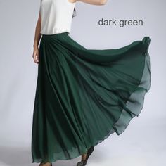 Searching Products for “Bridesmaid skirt” - Page 4 | Storenvy Wedding Skirt Outfit, Green Chiffon Skirt, Chiffon Long Skirt, Long Chiffon Skirt, Green Maxi Skirt, Bridesmaid Skirts, Clothing Studio, Chiffon Maxi Skirt, Wedding Skirt