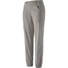 the women's hiking pants in khaki are comfortable and comfy to wear