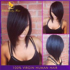 Haute Hair, Hot Short, Beauty Parlor, Quick Weave, Hair Crush, Bob Styles, Front Lace Wigs Human Hair, Hair Life, Black Hairstyles