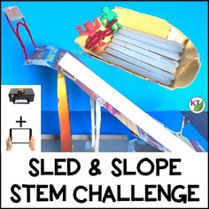 Christmas STEM Christmas Science | Winter Sled STEM After Winter Break Activity Winter Stem Challenges, Christmas Stem Challenge, Thanksgiving Stem, Makers Space, Stem Christmas, Winter Stem Activities, Winter Stem, Winter Break Activities, Winter Sleds