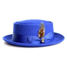 Wool Pork Pie by Bruno Capelo – DapperFam.com Pork Pie Hat, Types Of Hats, Pork Pie, Feather Hat, Beautiful Hats, Hat Band, Hat Sizes, Timeless Classic, Plastic Bag