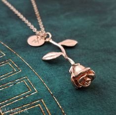 Rose Necklace Rose Gold Charm Necklace Rose Jewelry Pink Rose Pendant Necklace Personalized Jewelry Luxury Dainty Rose Gold Charm Necklace, Suede Cord Necklace, Cord Necklaces, Necklace Girlfriend, Girlfriend Necklace, Rose Pendant Necklace, Fork Bracelet, Real Pearl Necklace, Rose Gold Charms