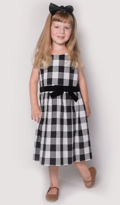 Sleeveless black and white checkered dress with black bow at the waist. Dress has back zipper closure. Color: Black and White Imported Hand-wash with cold water, Line Dry Popatu Style: SPB-12013 Black And White Checkered Dress, Checkered Dress, Black Bow, Waist Dress, Cold Water, Hand Wash, Summer Dresses, Black And White