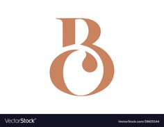 the letter b is made up of brown letters