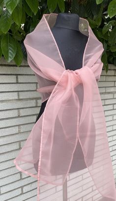 A very elegant organza shawl for your wedding party or evening dress. Made of soft organza. Color: pink rose / mauve shade . Absolutely gorgeous color. Goes well with all pink shades. Size : 200 cm x 45 cm You can use it as a wrap, shawl or stola. WE have matching bags in our Etsy Shop! WE accept credit cards! Organza Shawl, Royal Frosting, Fashion Study, Star Shawl, Pink Shawl, Wedding Shrug, Bolero Wedding, Quince Dress, Pink Wrap