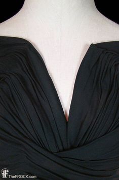 Jean Dessés Dress Vintage Black Silk Evening Gown French - Etsy Evening Dress With Folds And Pre-draped Style, Pre-draped Evening Dress With Folds, Black Pre-draped Evening Dress With Ruched Bodice, Fitted Bodice Evening Dress With Folds, Floor-length Evening Dress With Folds, Vintage Formal Dress With Ruched Bodice, Silk Evening Dress With Folds, Vintage Evening Dress With Ruched Bodice, Evening Dress With Folds