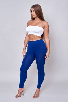 Comfortable leggings with skin fit feature smooth flatloack seams and extra high waist featuring soft stretchy streamlines the active comfort. One Size Very stretchy Elastic waist Hand wash Lined Available in BROWN, BLUE, BLACK Sports Leggings With Smoothing Stretch, Versatile Blue Stretchable Leggings, Seamless 4-way Stretch Full Length Leggings, Compression Seamless Elastane Pants, Blue Full-length Versatile Leggings, Versatile Full-length Blue Leggings, Seamless Compressive Elastane Leggings, Blue Stretch Smoothing Bottoms, Blue Stretch Bottoms With Smoothing Detail