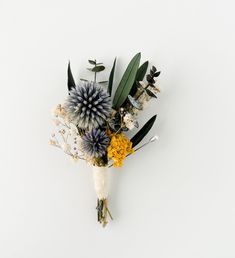 an arrangement of flowers on a white background