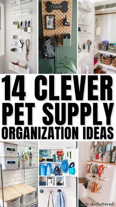 Pet parents, we get it. The joy of having a furry friend also comes with the challenge of managing their toys, food, grooming supplies, and all those delightful little extras.  Keeping everything in order can feel like a daunting task, but it doesn’t have to be.  Let’s dive into why you should use pet supply organization ideas and how it can transform your home into a haven for both you and your pet. Dog Stuff Organization Cabinet, Pet Area Organization, Storage Dog Stuff, Dog Organizer Ideas, Dog Leash Storage Ideas, Pet Supply Storage Ideas, Dog Crate Organization Ideas, Diy Dog Storage Ideas