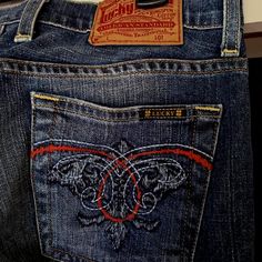 Embroidered Back Pockets - New Without Tags - Perfect Condition!! -Will Wash Before Shipping -Will Ship As Soon As Possible Thank You For Shopping, Let Me Know Any And All Questions!! Lucky You Jeans, Bootleg Jeans, Juicy Couture Charms, Lucky You, People Shopping, Baby Boots, Linen Bag, Distressed Black Jeans, Women Denim Jeans