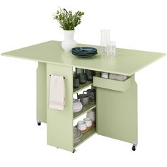 Multipurpose Folding Table w/ Wheels Murphy Kitchen Table, Downstairs Hallway, Multipurpose Space, Fold Out Table, Village Ideas, Multipurpose Table, Folding Dining Table, Art Fairs, Table Office