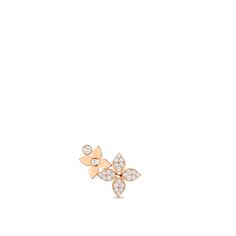 LOUIS VUITTON® - Idylle Blossom Left Earring, Pink Gold And Diamonds - Per Unit - Pink Gold Pink Gold Jewelry, Louis Vuitton Earrings, Louis Vuitton Pink, Louis Vuitton Jewelry, Silver Jewelry Fashion, Designer Fashion Jewelry, Fine Jewelry Designers, Fine Jewelry Collection, Earrings Collection