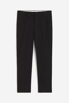 Slim-fit suit pants in woven fabric. Zip fly with concealed hook-and-eye fastener. Side pockets  welt back pockets  and legs with creases. Slim Fit Suit Pants, Man Blazer, Baby Trend, Suit Trousers, Slim Fit Suit, Swimwear Shorts, Blazer And Shorts, Fancy Dress Costumes, Suit Pants