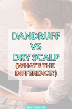 Dandruff vs Dry Scalp. Seeing white flakes in your hair? Do you have dandruff or dry scalp? Find out the symptoms and differences, and a professional hairstylist's suggestions on how to treat both. Itchy Scalp Remedy, Dandruff Solutions, Hair Fall Remedy, Dandruff Flakes, Shampoo For Dry Scalp, Thick Hair Remedies, Natural Hair Shampoo