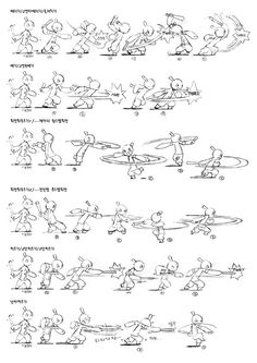 an instruction manual for how to draw cartoon characters