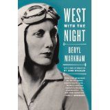 the cover of west with the night, featuring an image of a woman wearing a headscarf