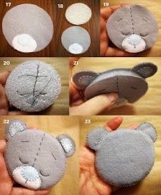 step by step instructions on how to sew a teddy bear