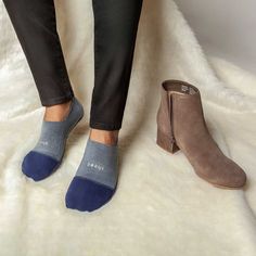 These blue gray fleece lined socks are the perfect solution for keeping your feet warm and cozy while still allowing you to wear your fashionable footwear. Rise: Below Ankle Great for: Booties and boots Casual No-show Winter Socks, Comfortable Blue No-show Socks, Gray No-show Comfortable Socks, Comfortable Gray No-show Socks, Casual Blue Socks For Fall, Casual Fall Blue Socks, Trendy Blue Socks For Winter, Trendy Blue Winter Socks, Comfortable Soft Blue Socks