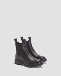 The Lug Chelsea Boot Black – Everlane Cool Attitude, A Punk, Black Chelsea Boots, Chelsea Boot, Punk Rock, Chelsea Boots, Chelsea, Water Resistant, Spray